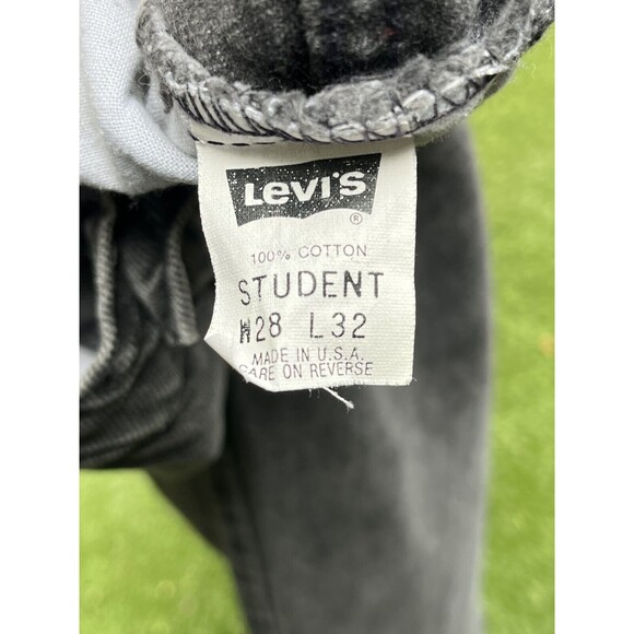 Vintage Levis 550 Orange Tab 28x32 Black Jeans Made in USA - Picture 10 of 13